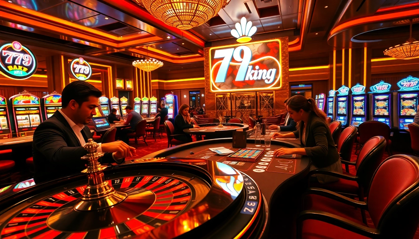 Engage in exhilarating gameplay at 79king casino, featuring roulette, poker, and vibrant slot machines.