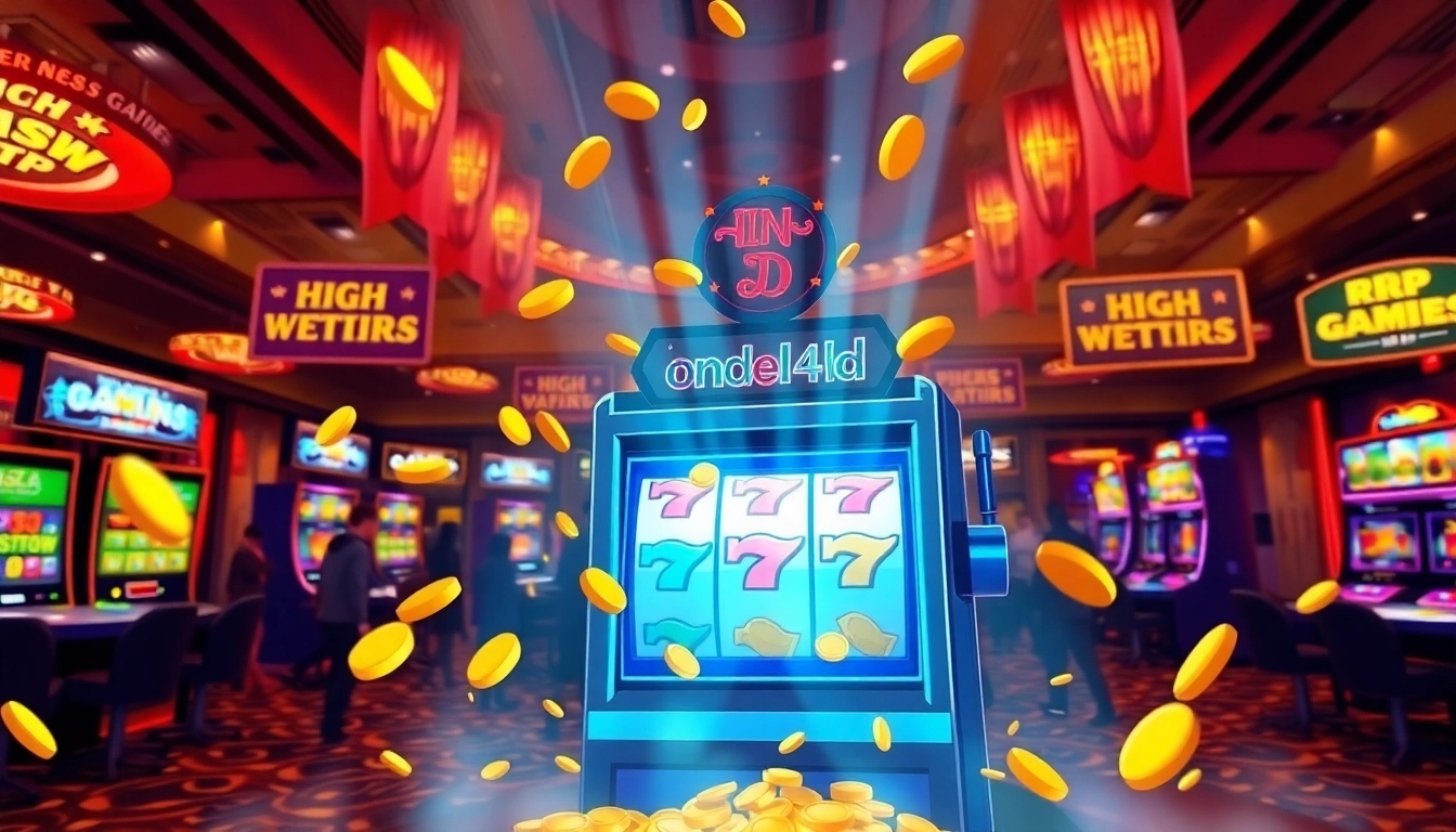 Menangkan di mesin slot ondel4d slot yang menarik dengan banyak koin emas.