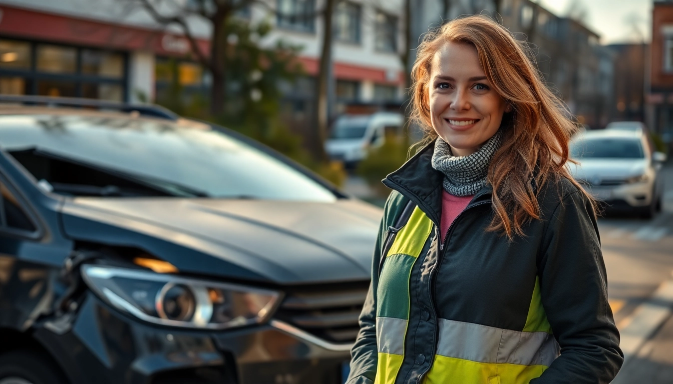 Gutachter Auto Aachen bewertet einen Schadensfall an einem PKW vor Ort.