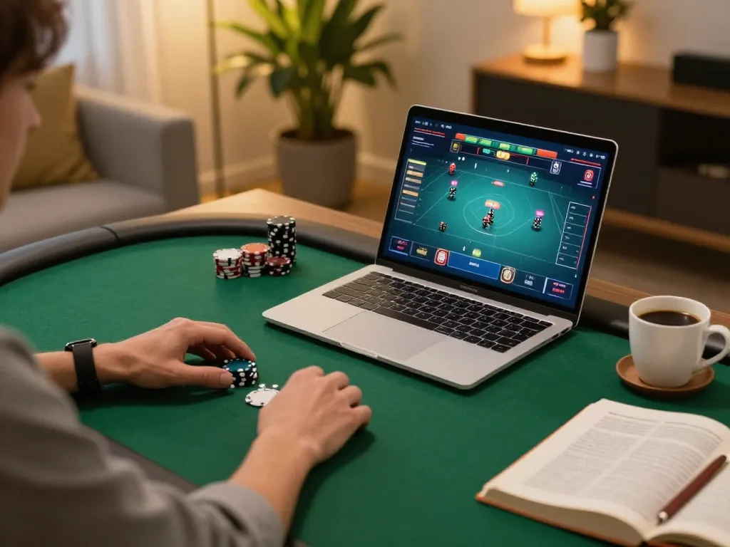 Engaging poker gameplay at home with Nhà Cái SC88 offering strategic insights for online gamblers.