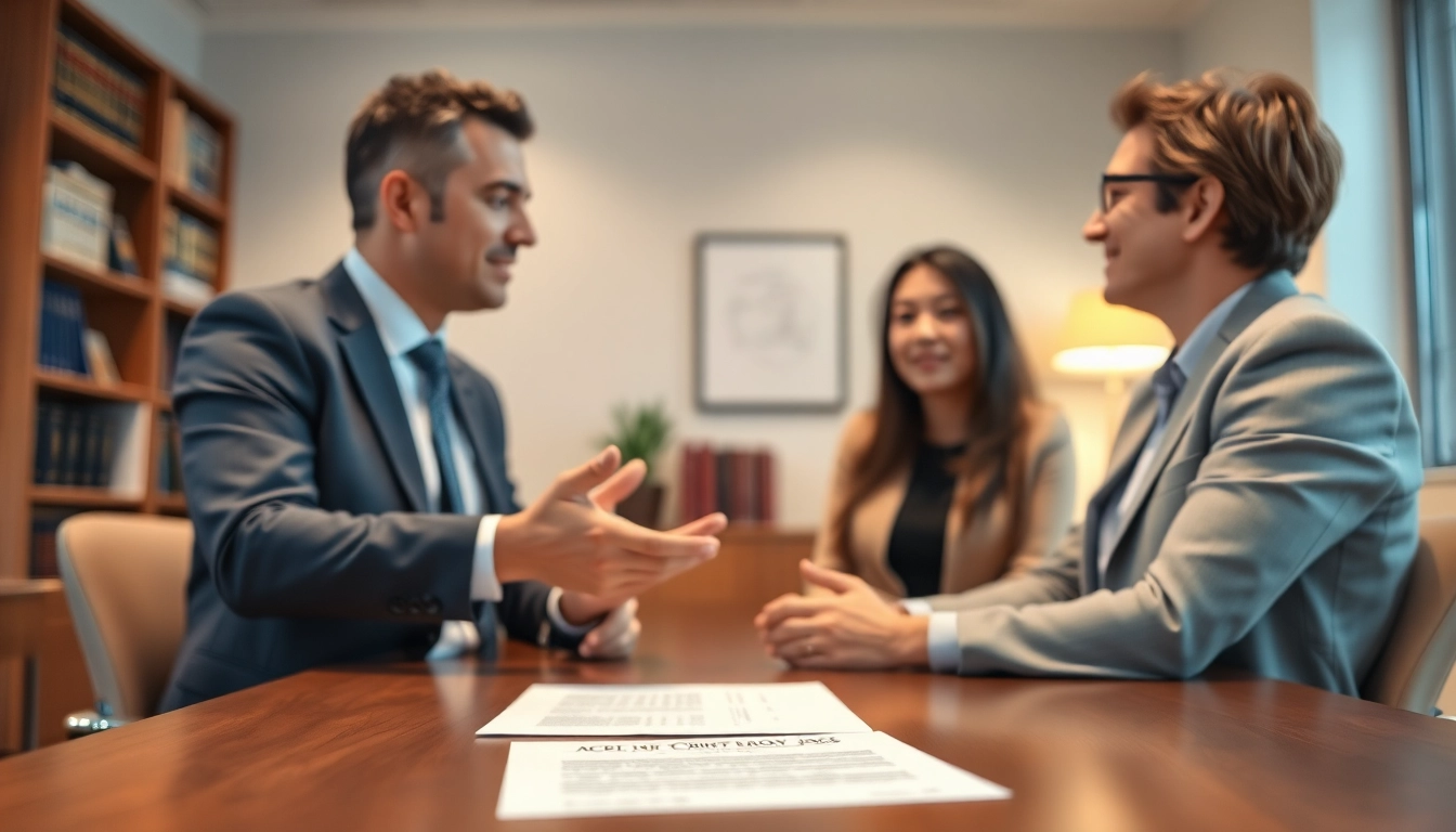 Consultation with a Seattle Social Security Disability Lawyer, showcasing professionalism and trust.