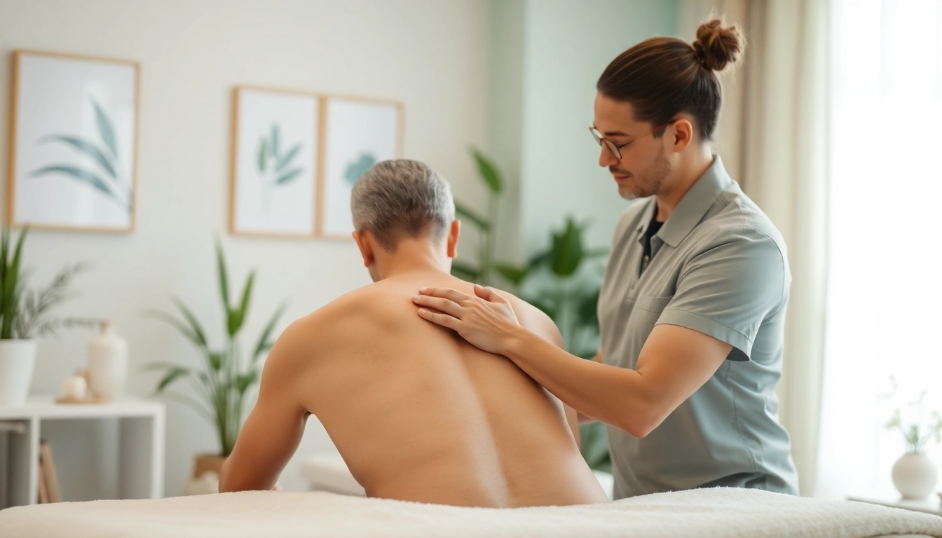 Osteopathie Stuttgart: Fachkundige Behandlung durch einen Osteopathen in einer ruhigen Klinik.