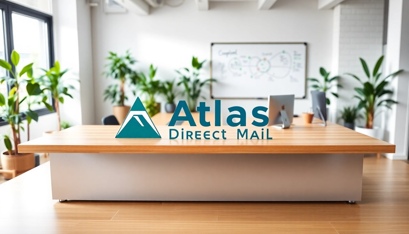 Enhance your strategy with Atlas Direct Mail services presented in a modern workspace.