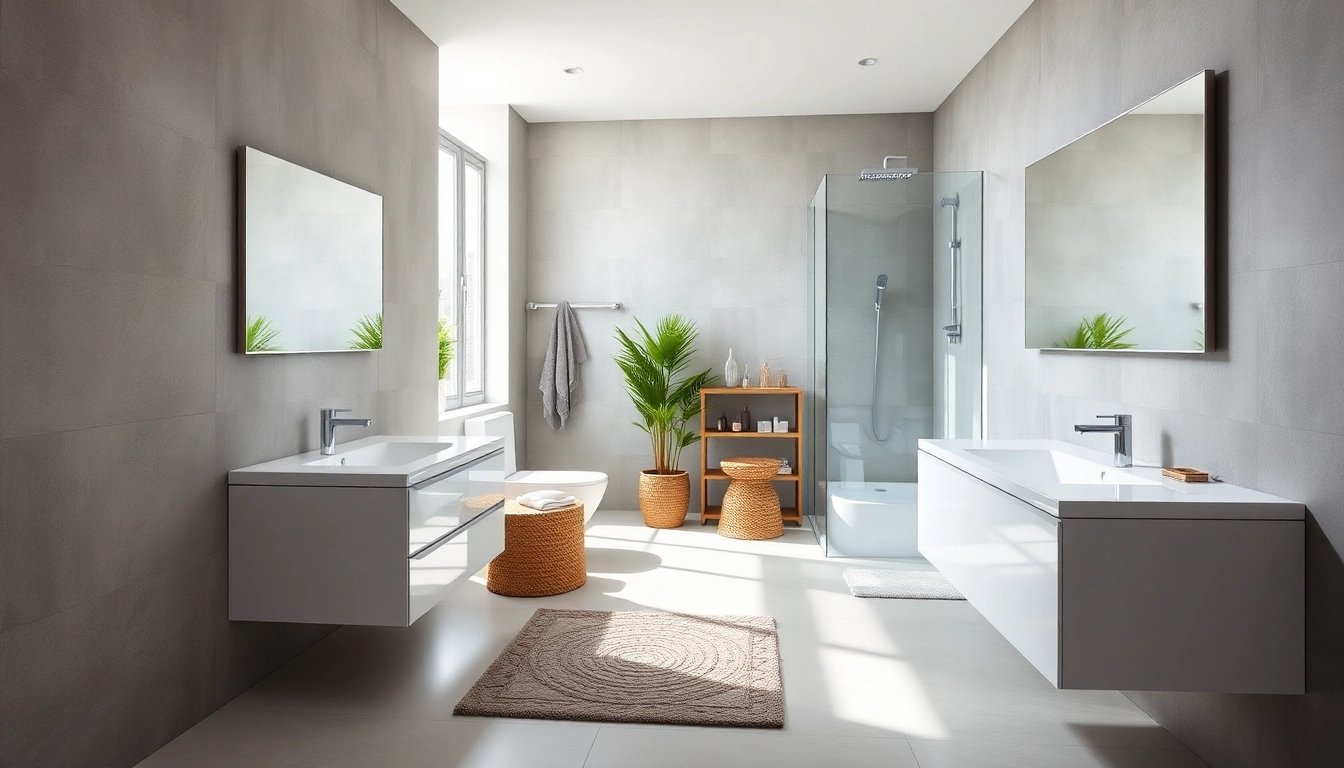 Entdecken Sie die hochwertige Sanitärprodukte von sonni sanitär GmbH in einem modernen Badezimmer.