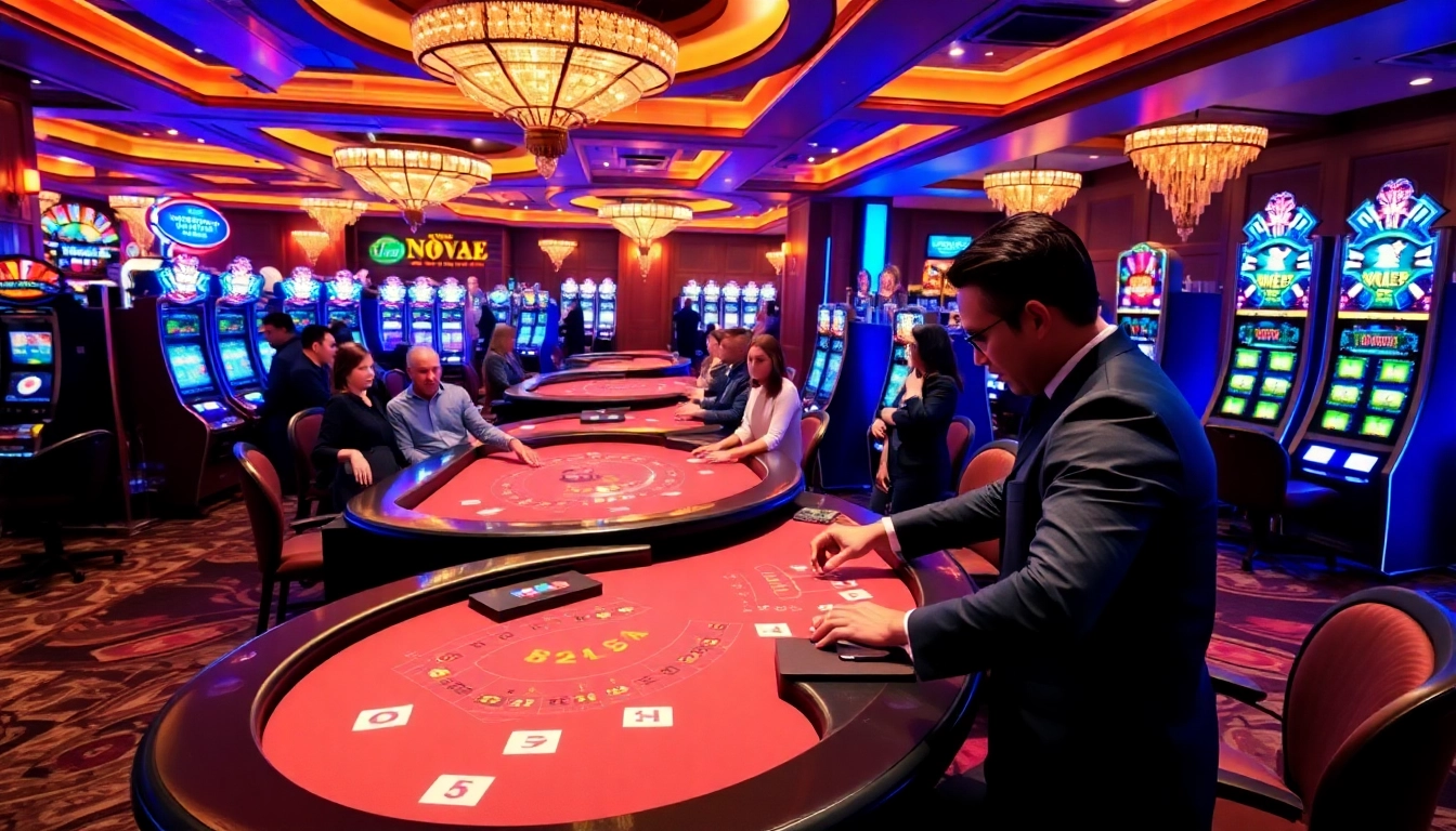 Join the thrilling action at https://nova8886.com/ and experience high-stakes gambling with professional dealers and exciting games.