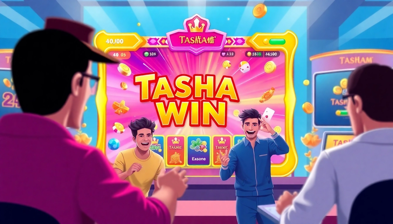 Tashan Win gaming experience illustrating players engaging with exciting games.