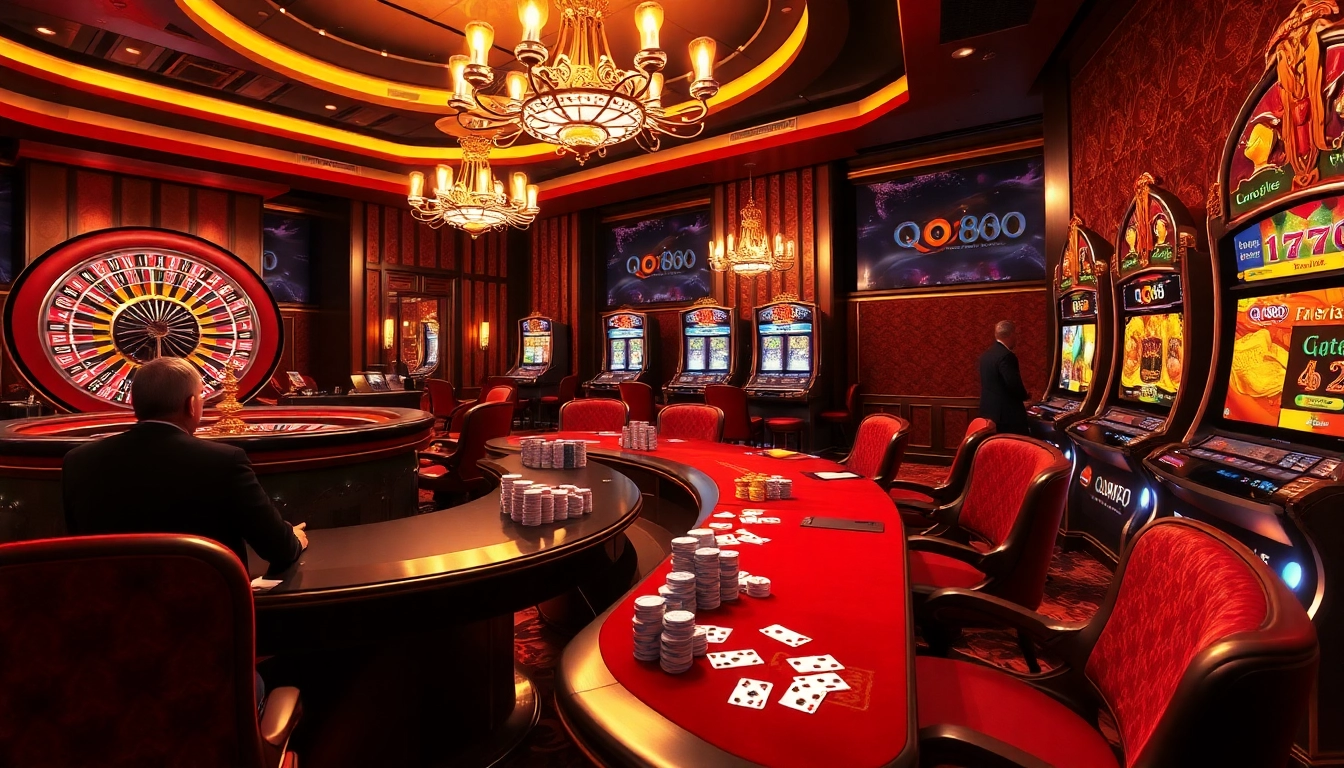 Experience thrilling moments at qq88 with high-stakes poker and vibrant casino games.