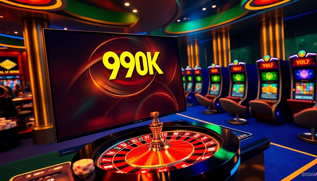 Experience exciting gaming with 99OK.COM's vibrant online casino interface.