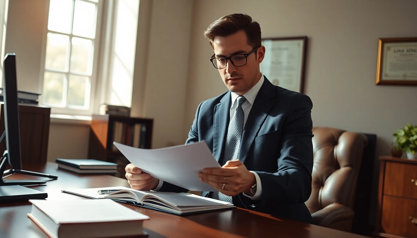 Advocate for justice at https://www.davidhardawaylaw.com, showcasing professionalism in a law office.