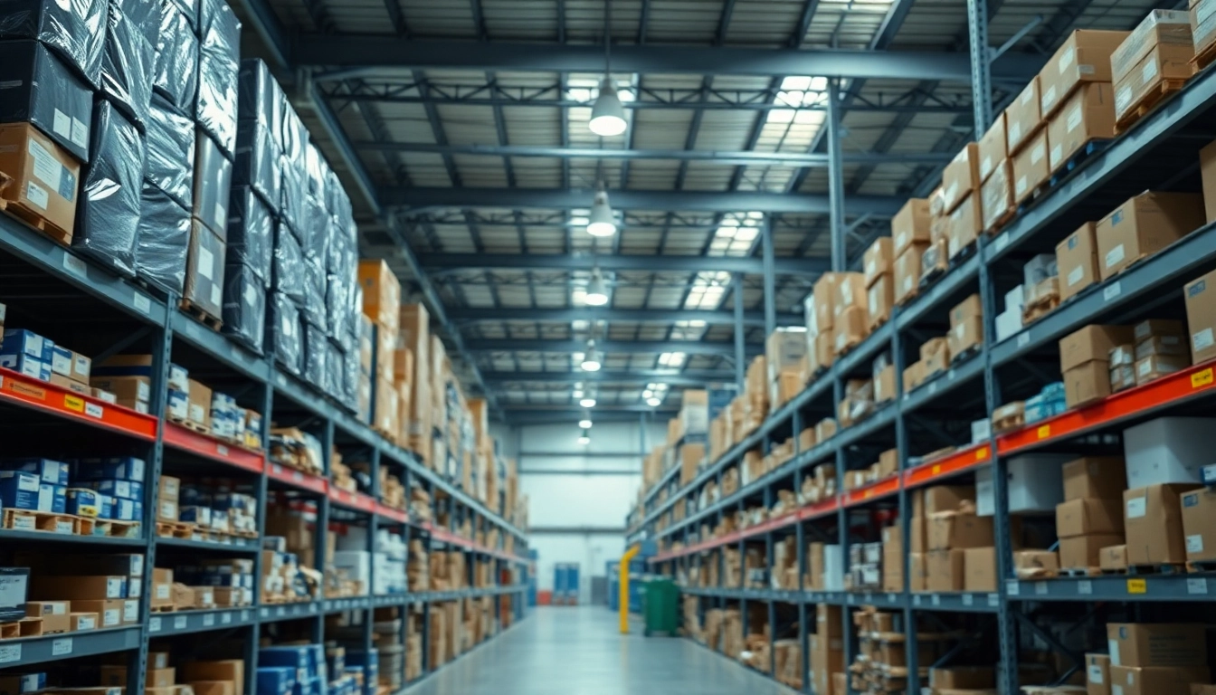 Browse products from https://factoryoemsupply.com/ in a well-organized automotive parts supply center.
