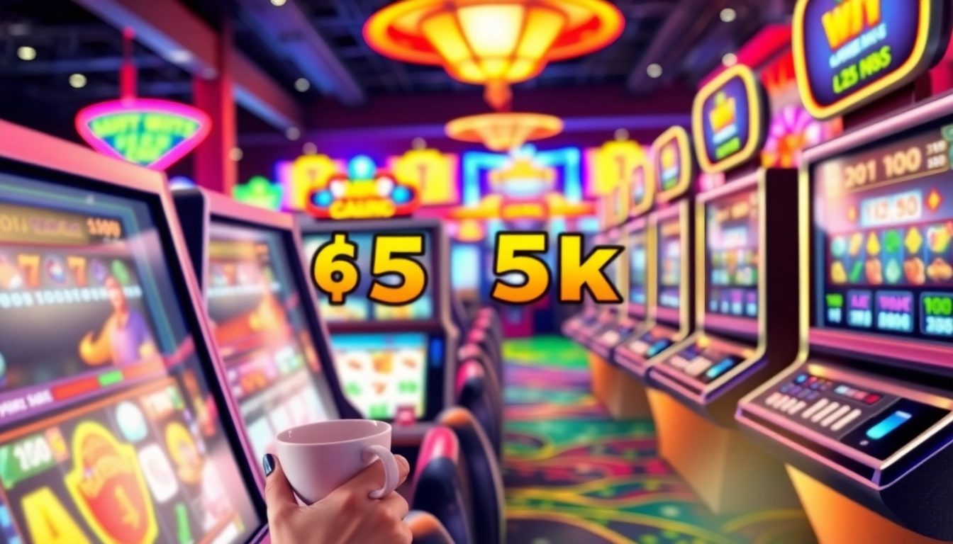 Slot depo 5k: Menampilkan pengalaman bermain slot online dengan deposit rendah dan antusiasme pemain.