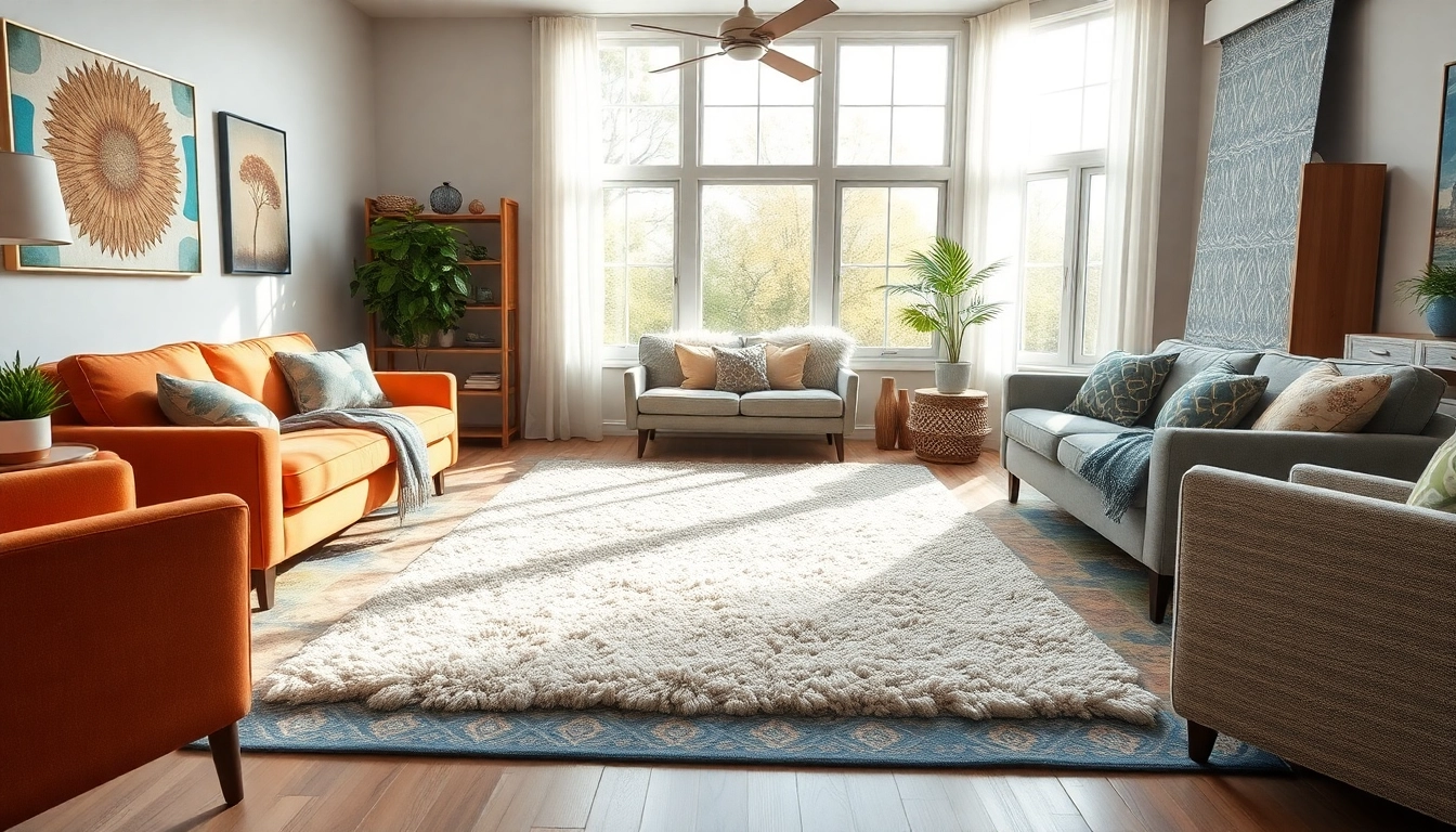Enhance your space with stylish washable rugs showcasing texture and design.