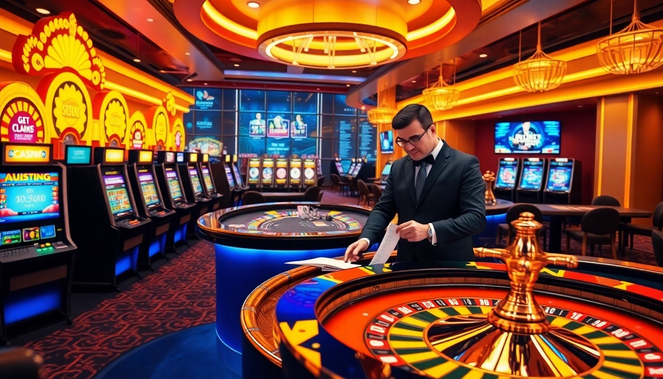 Participez à des expériences palpitantes dans un casino en ligne de premier plan avec des machines à sous vibrantes.