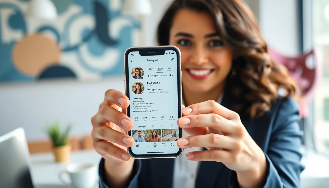 インスタ フォロワー 買うことで成長を示すビジネスウーマンの手元。