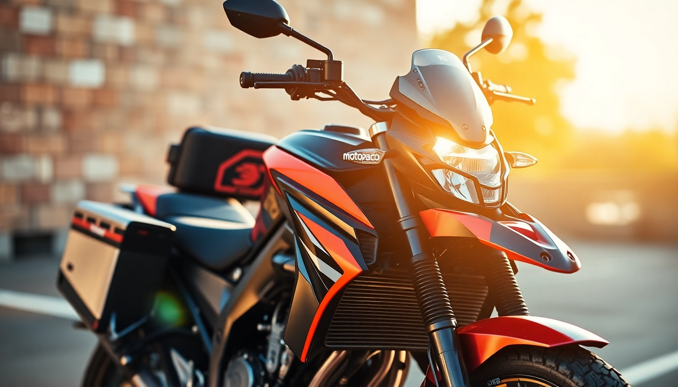 motopaco équipe une moto avec des accessoires modernes pour une expérience de conduite ultime.