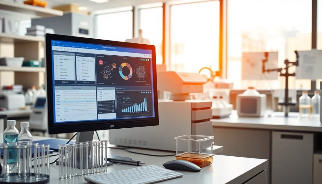 Laborinformationssystem LIS optimizes laboratory workflows in a modern lab setting.