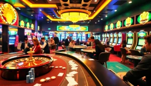 Engage in thrilling games at Nhà cái XX88, featuring dynamic poker tables and vibrant slot machines.