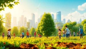 Volunteers cultivating nature at https://www.unsustainablemagazine.com, showcasing a commitment to sustainability.