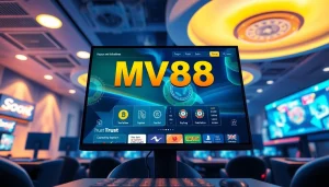 MV88 online gaming interface featuring USDT transactions and engaging visuals