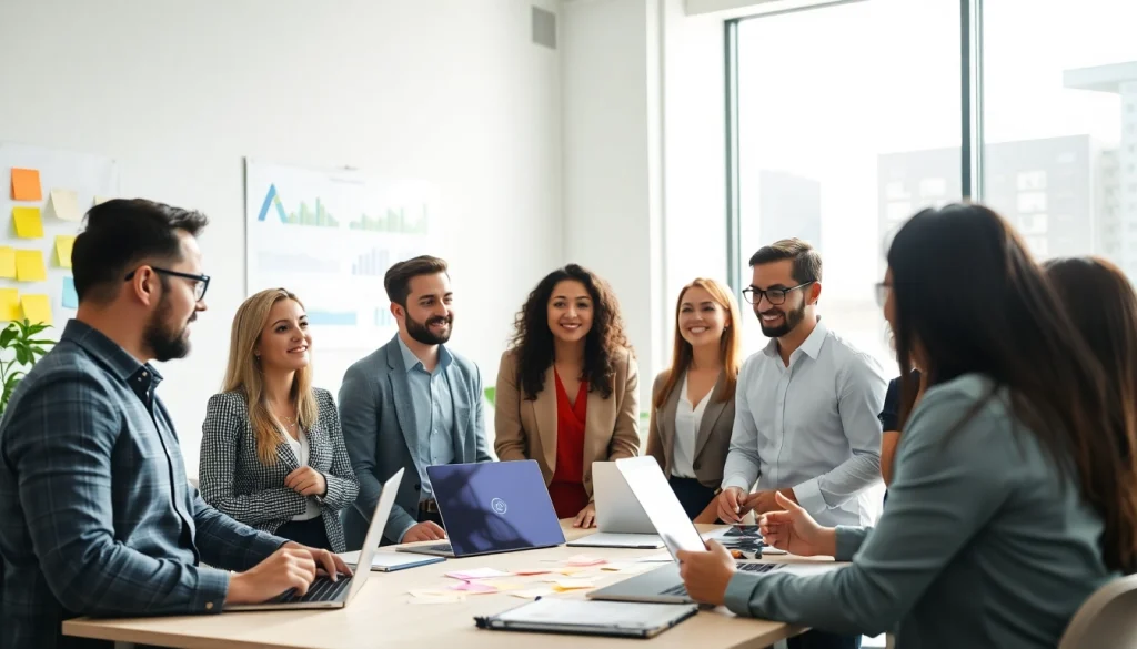 Team members collaborating at https://www.shiverhamilton.com in a professional setting.