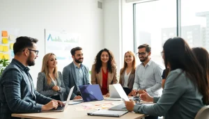 Team members collaborating at https://www.shiverhamilton.com in a professional setting.