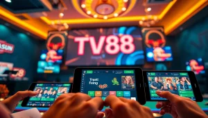 TV88 online gaming platform showcasing diverse games and secure user experience