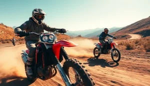 Rugged dirt bike scene showcasing adventure at https://relevance.com.ua.