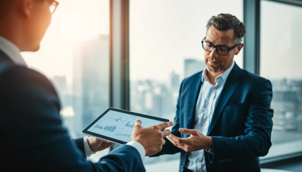 신용카드 현금화에 대한 상담을 하는 전문 금융 고문과 고객의 모습