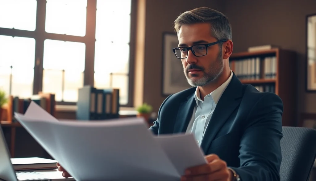 Reviewing case files by a professional at https://www.shiverhamilton.com, showcasing dedication and expertise.