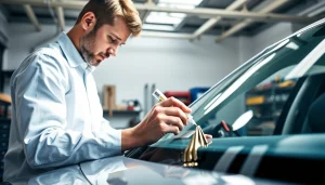 See how crystalautoglass.pro expert technicians repair car windshields with precision and care.