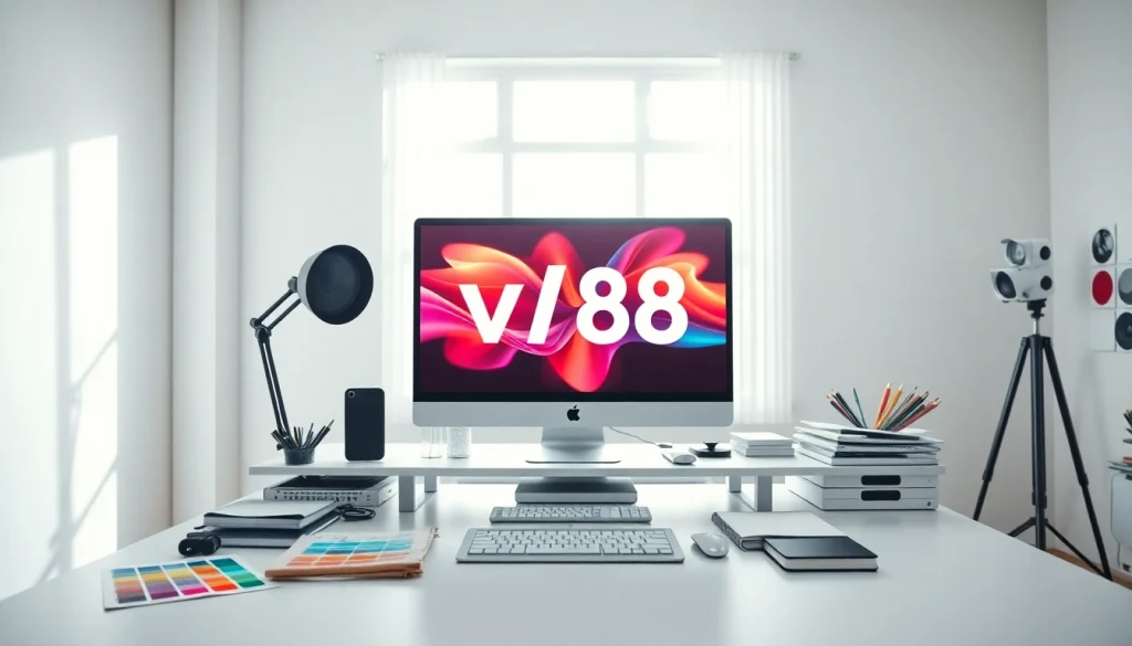 Enhance your vj88 experience with a vibrant workspace filled with creative tools.