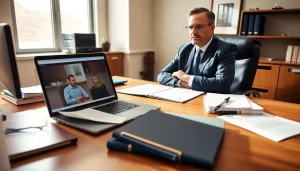 Consultation scene with a professional Marietta criminal defense attorney at https://www.arcalaw.com, showcasing expertise and empathy.