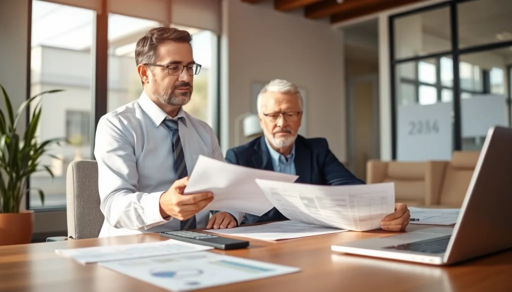 Engaging scene of retirement planning for business owners San Antonio by a financial advisor.