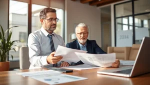 Engaging scene of retirement planning for business owners San Antonio by a financial advisor.