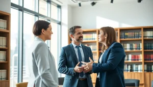 Engaged conversation about legal matters at https://www.tnlmiami.com, showcasing professionalism and comfort.