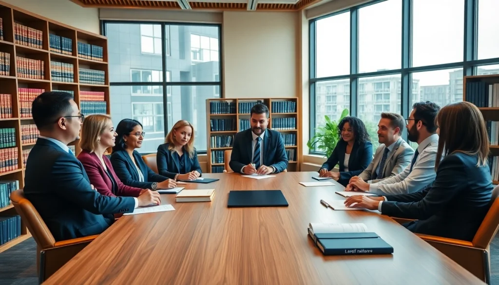 Engaging legal teamwork session at http://www.jacobsonpilaw.com in a modern conference room.