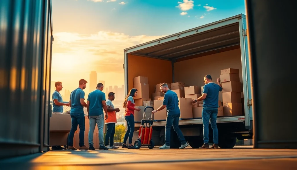 Efficient Interstate Removalists Shellharbour loading furniture into a truck, showcasing teamwork and reliability.