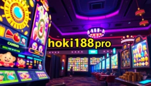 Exciting online gaming scene featuring the hoki138 pro slot interface.