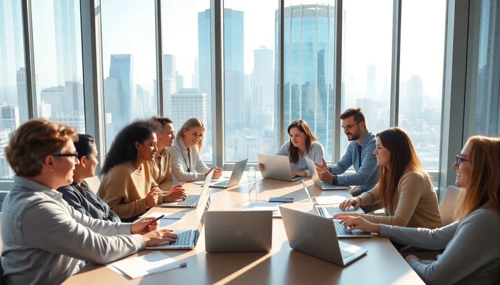 Engaging business meeting highlighting collaboration and professionalism