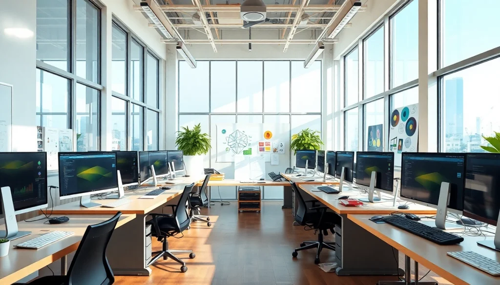 Discover design innovations at https://orbitnix.com with a vibrant workspace displayed.