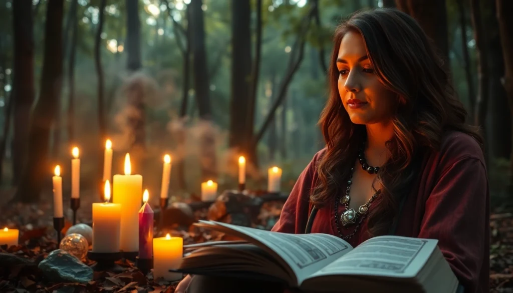 Experience intuitive readings and healing at https://julielynn.co in a serene magical setting.