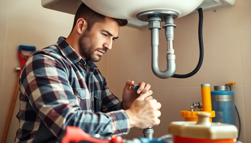 Fixing plumbing issues with https://speedyservicestoday.com.au expertise in a home setting.