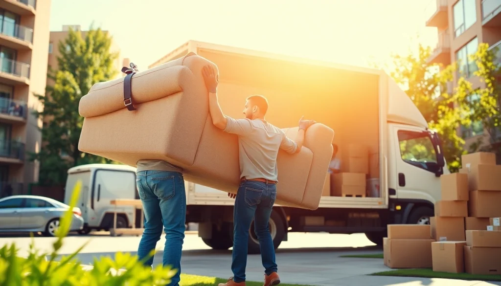 Movers demonstrating efficient relocation methods, symbolizing the best moving company in Vancouver.