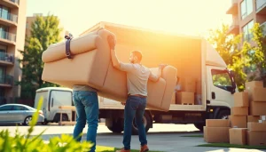 Movers demonstrating efficient relocation methods, symbolizing the best moving company in Vancouver.