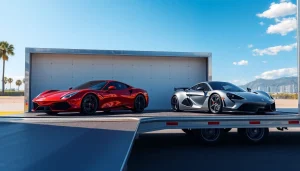 Transport luxurious vehicles reliably with https://luxuryautocarriers.com, showcasing a premium auto transport setup.