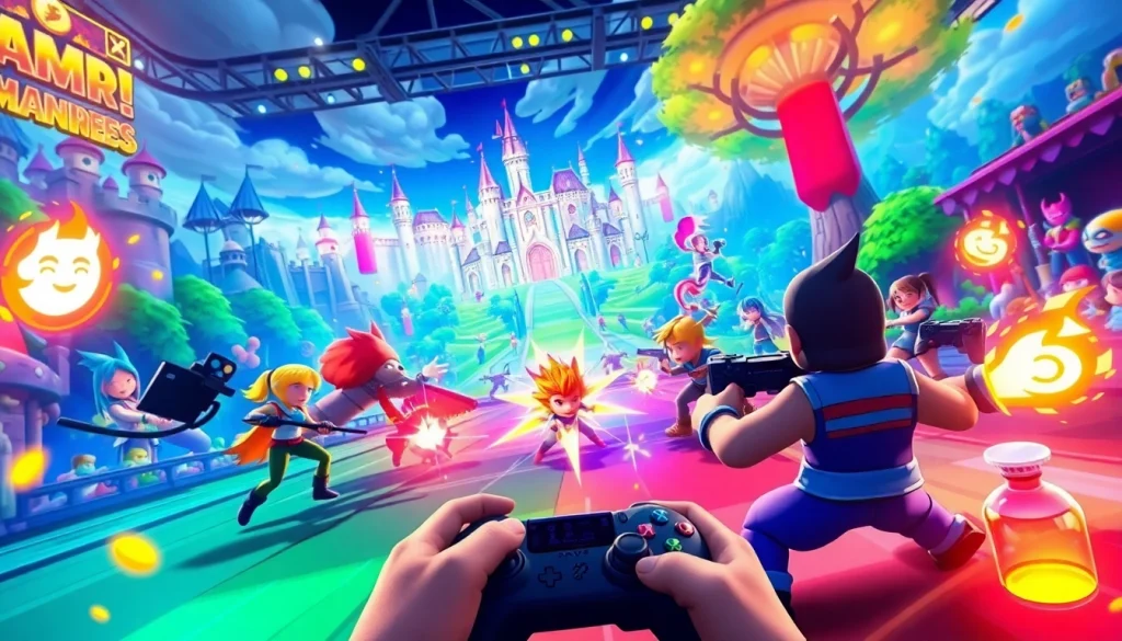 Experience the excitement of gaming at https://www.gamelevate.com with dynamic character battles in vibrant arenas.