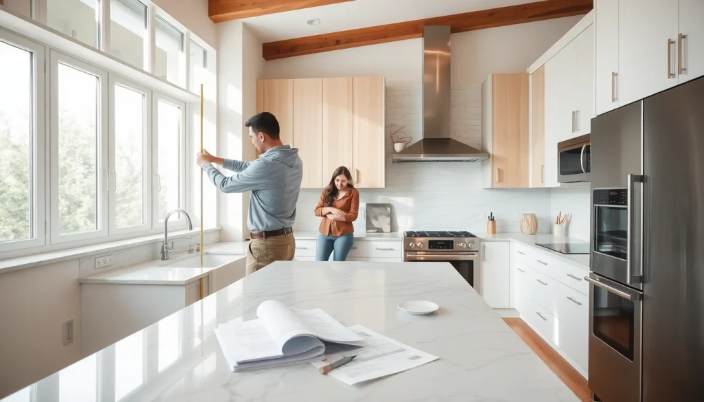 Enhance your home renovation with professional kitchen remodeling showcasing modern design features.