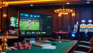 Enjoy "truc tiep bong da" action alongside thrilling gambling elements in a vibrant online betting scene.