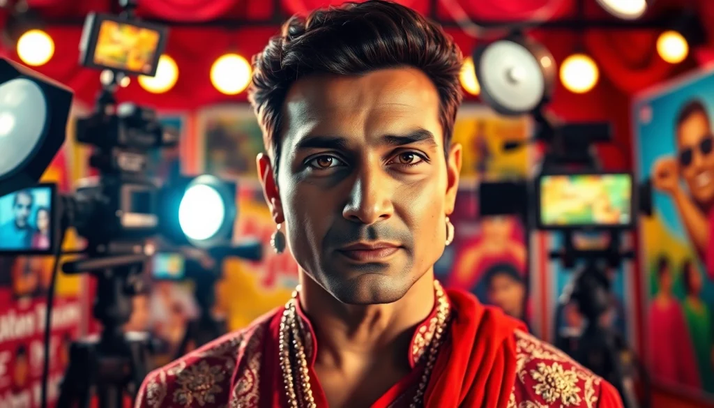 Explore the allure of Bollywood with the portrait of a celebrity from https://bollywoodcelebnetworth.in, showcasing vibrant energy and glam.