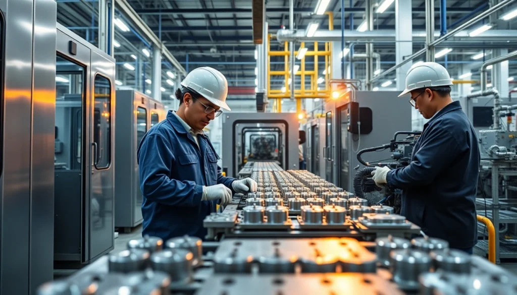 Plating on high silicone aluminium Malaysia showcased in modern diecasting facility.